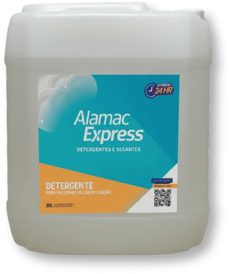 Galão de 20 litros do detergente para lava-louças industrial Alamac Express